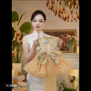 女童连衣裙夏装2025新款网红儿童装汉服中国风超仙小女孩夏季旗袍