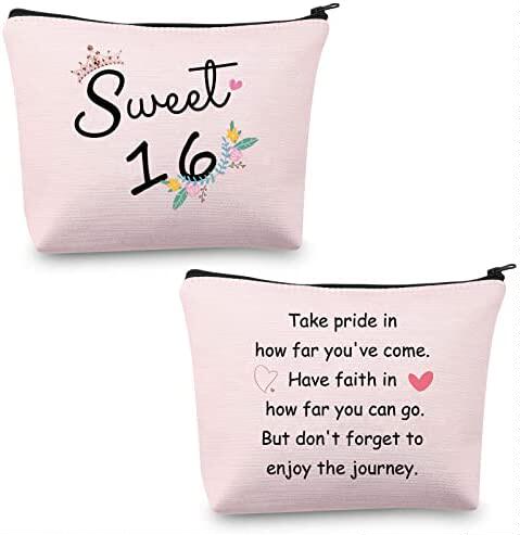 sweet 16 gifts makeup bag 16th birthday gifts for girls 16 y
