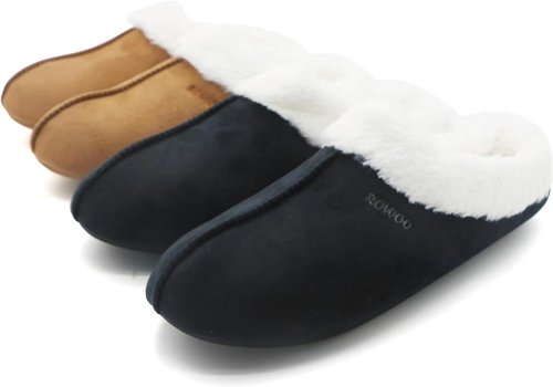 柔软舒适居家半包室内毛毛拖鞋