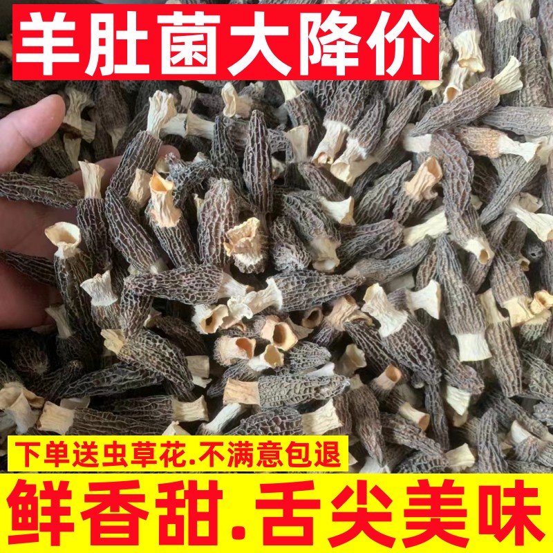 羊肚菌干货250g500g正宗云南精选特产羊肚菌新鲜干羊肚菌菇类菌类