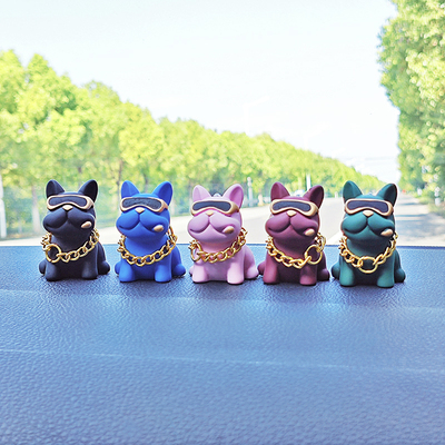 可爱萌趣狗狗车饰汽车摆件高级感