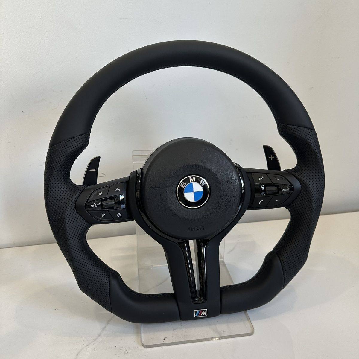 新款5系7系525LI530LIG30G38升级M3M5E底盘LED碳钎方向盘黑武士