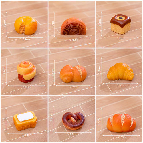 树脂桌面摆设卡通手工仿真食物