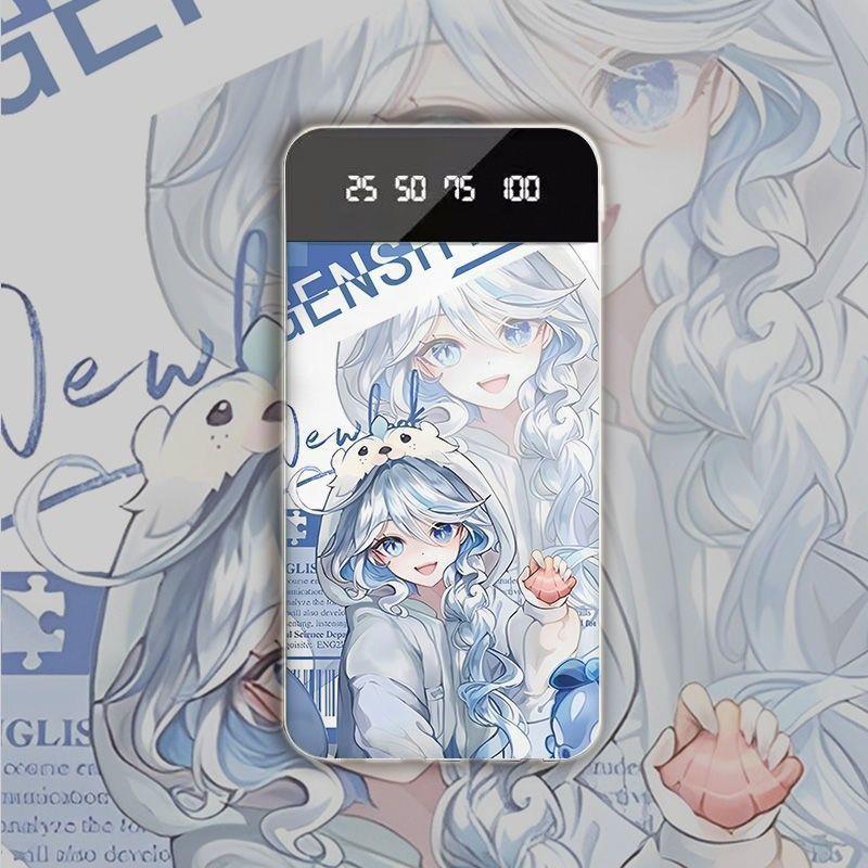 原神芙宁娜充电宝2万毫安自带线快充水神周边动漫diy【3C认证】图片