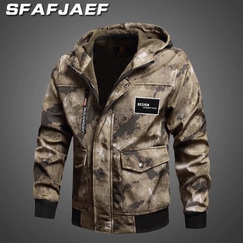 Зимний флисовый камуфляжный удерживающий тепло износостойкий комплект для работы