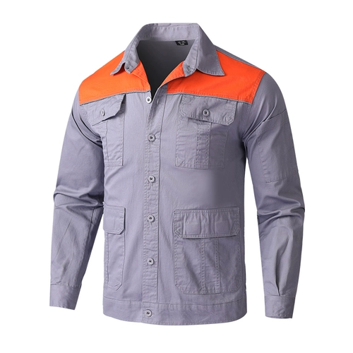 Хлопковый летний тонкий дышащий износостойкий комплект для работы, рабочая одежда