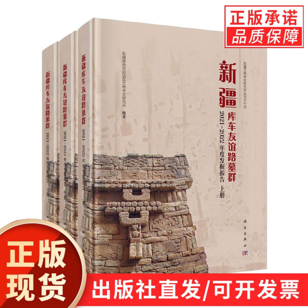 【现货正版】全套3册新疆库车友谊路墓群—2021~2022年度发掘报告 新疆维吾尔自治区文物考古研究所 编著 科学出版社 正版书籍