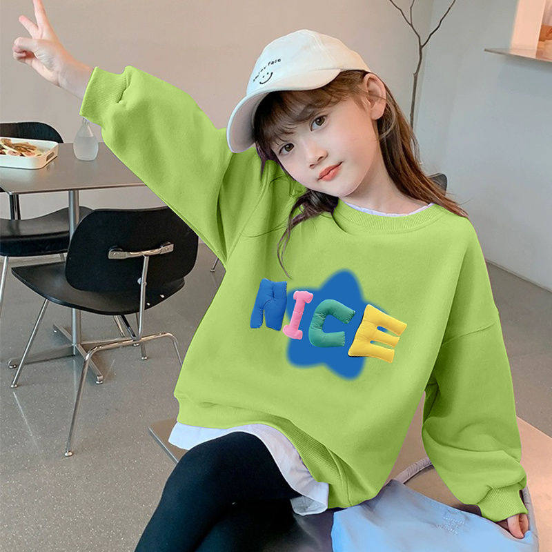 女童卫衣套装春秋款2025新款