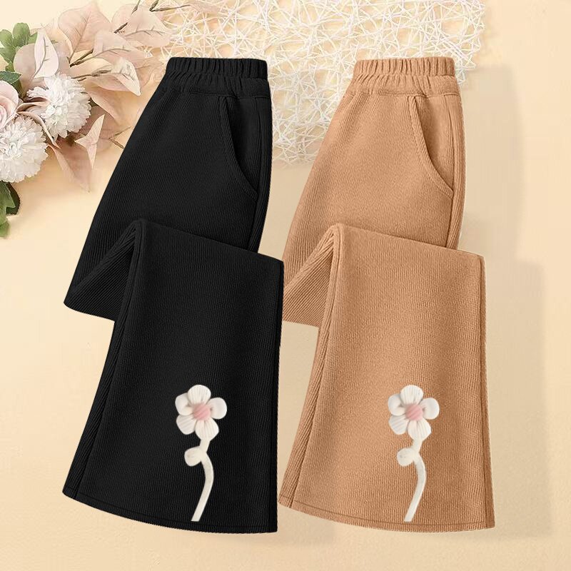 女童喇叭裤春秋季韩版修身