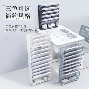 课桌收纳神器教室书袋课桌收纳学生高初中书本置物架可移动带轮