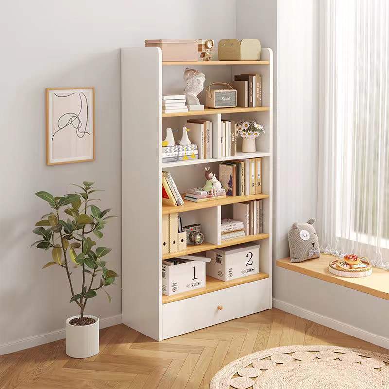 简易书架落地客厅置物架卧室收纳柜子置物柜家用儿童书柜现代简约