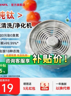 【新品】日本Apixintl安本素果蔬清洗机无线去农药残留食材净化器