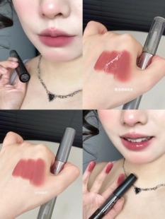 Spenny/诗佩妮双头镜面保湿唇釉195椰咖哑光唇泥196粉芋平价口红