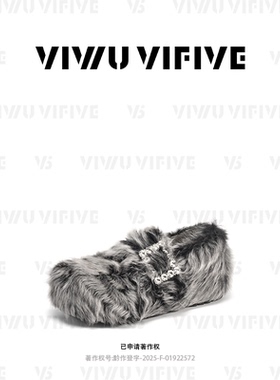 V5 VIWU·VIFIVE「雾芒」勃肯鞋女羊毛厚底增高加绒水钻包头鞋子