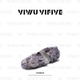 女秋冬提格拉多羊卷毛平底单鞋 VIWU·VIFIVE「雾璎」毛毛鞋 子