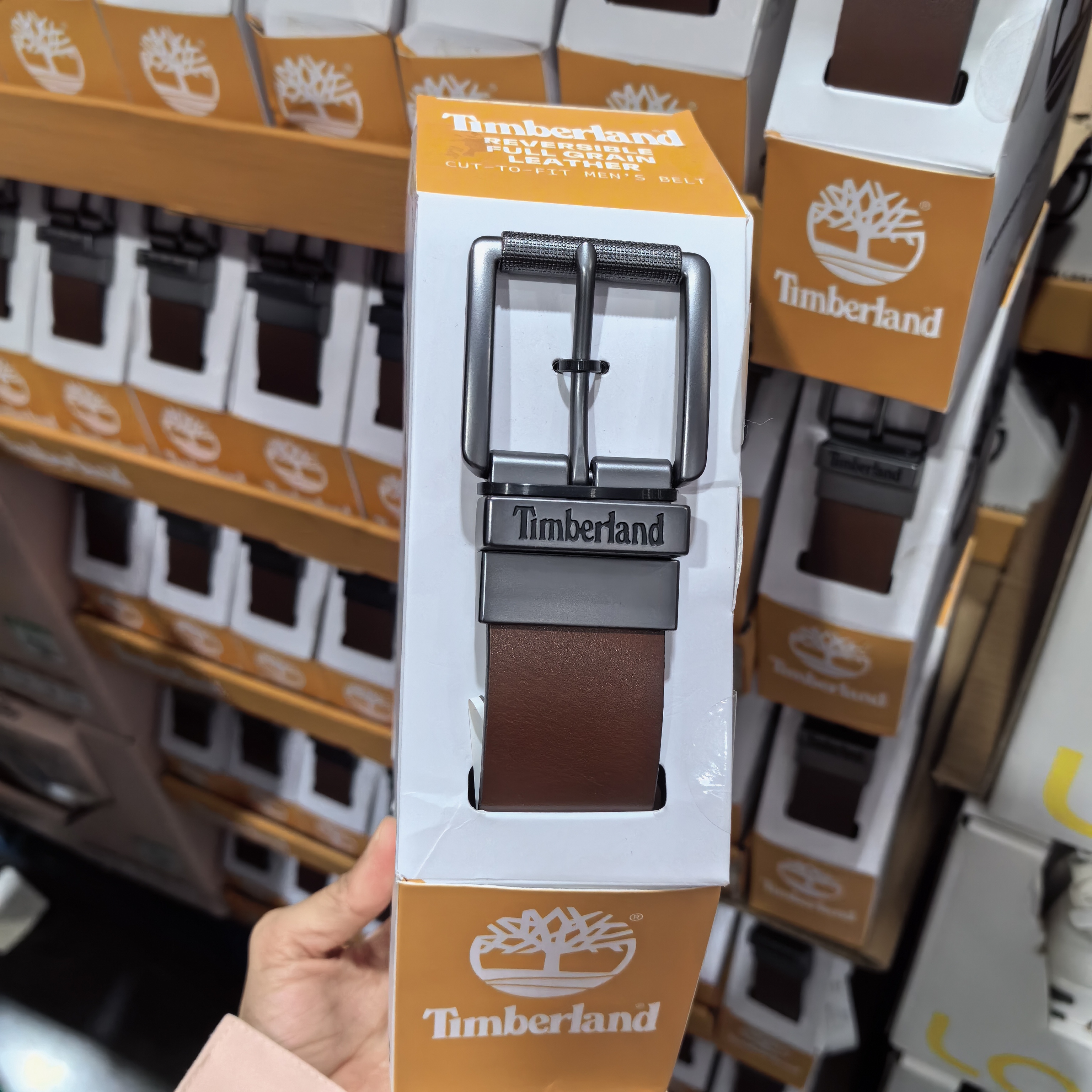 开市客代购 timberland添伯岚男士皮带 休闲商务皮带腰带