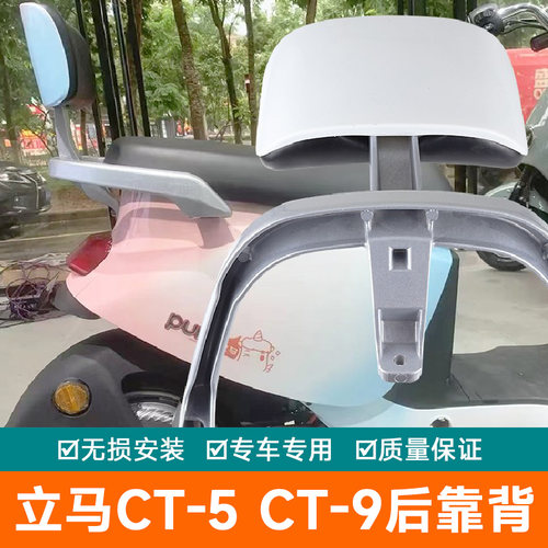 适用于立马电动车CT-5后靠背总成后尾翼后扶手CT-9架子靠背