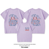 100%纯棉吸汗透气A类短袖 卡通一家三口 爆款 T恤全家福夏季 亲子装