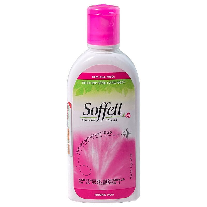 越南驱蚊乳液kemmuoisoffell防蚊孕妇儿童60ml红色