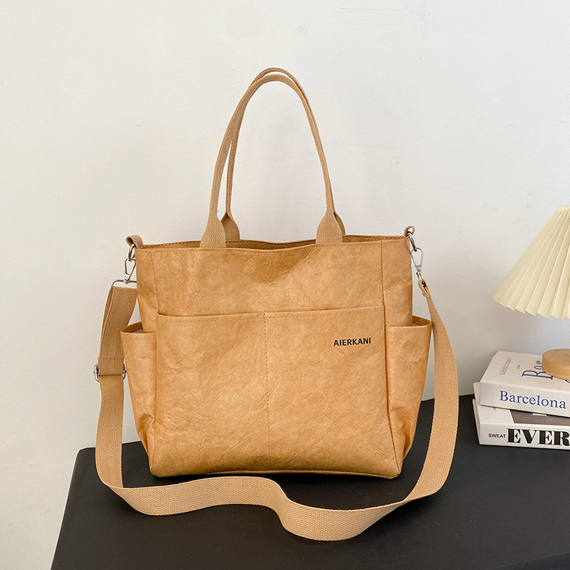 杜邦纸袋定制揉纹有底有侧伸缩背带单肩手提环保购物订做印刷logo,收纳整理,购物袋/环保袋/帆布袋,淘宝优惠券,粉丝福利购,淘宝优惠卷