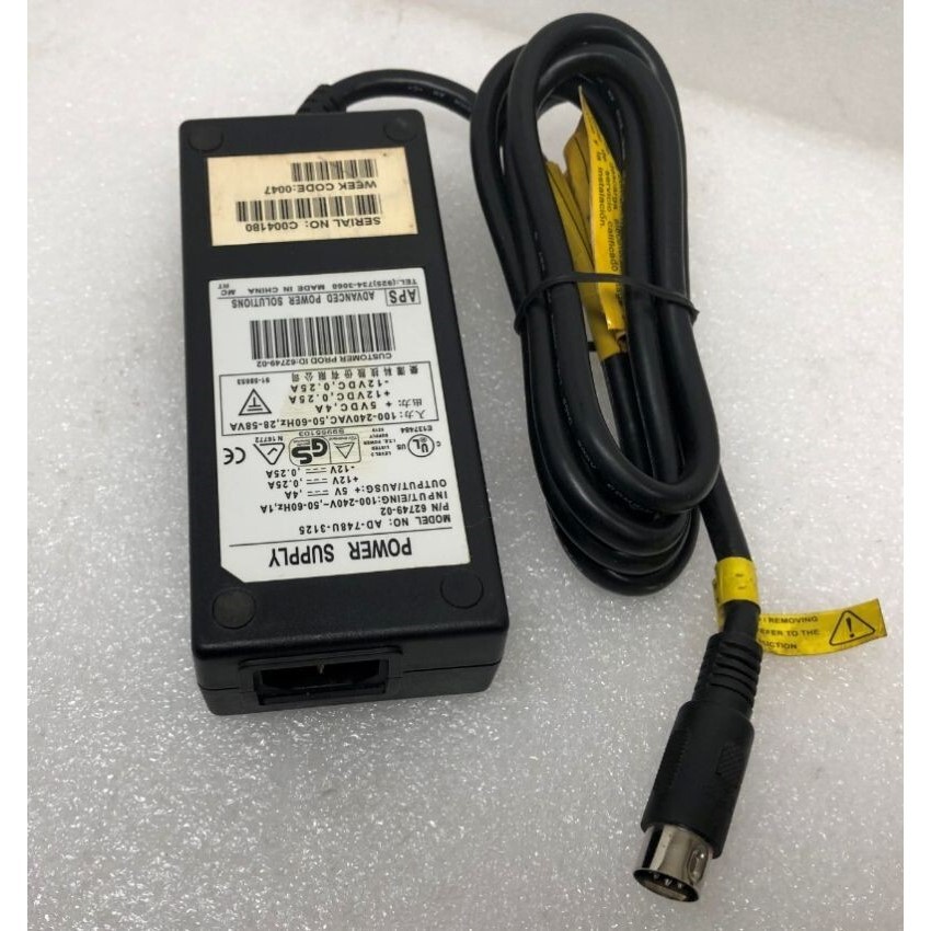 可开票AD-748U-3125 P/N 62749-02外置电源适配器五针插头备件议