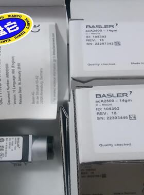 检测全新巴斯勒acA2500-14gm工业相机，500 咨询