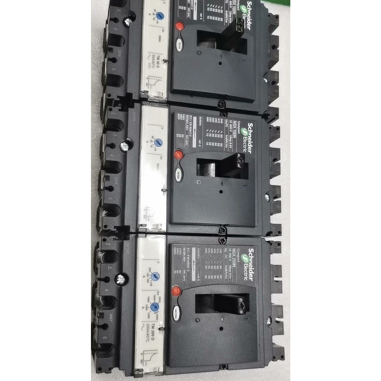 施耐德NSX250N NSX100N 3P空气开关 16A- 备件议价