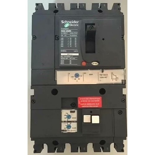 施耐德NSX250N/4P漏电保护开关 100A 160A 备件议价