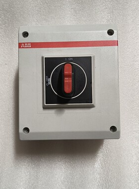 全新ABB隔离开关,型号OTE16T6M,白色外壳,红色手柄议价 维修