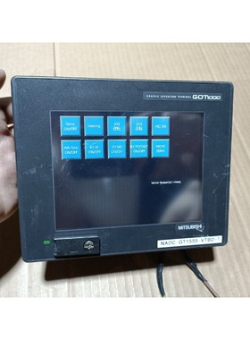 三菱触摸屏GT1555-VTBD带模块GT15-J71E71备件议价