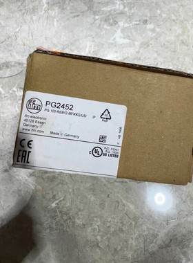 IFM PG2452 易福门全新压力传感器 PG-100-R 备件议价