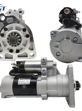 适用于五十铃10PEC1 10PD1发动机起动机总成 工程车马达12齿
