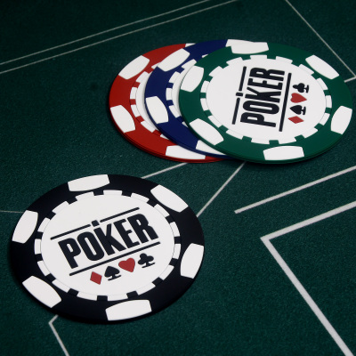 创意扑克筹码杯垫个性棋牌防滑垫