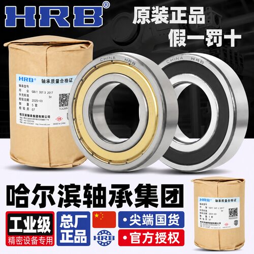 HRB 6004-2Z N 80104 哈尔滨深沟球轴承 内径20mm 外径42mm