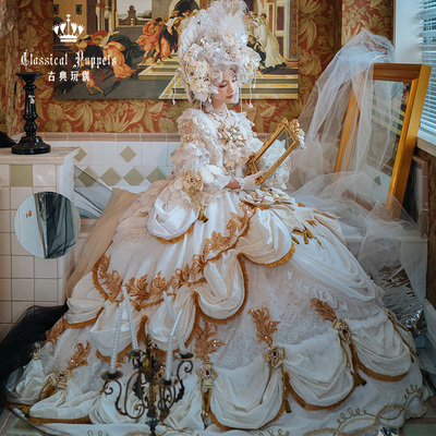 taobao agent Classic doll, dress, Lolita OP, Lolita style