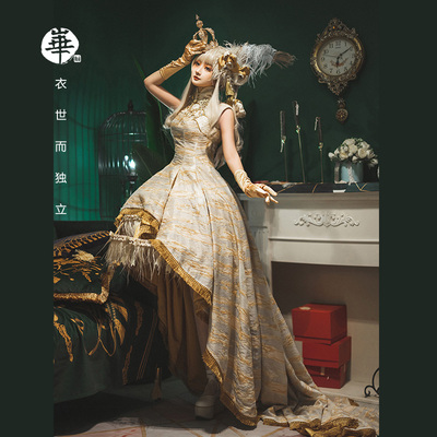 taobao agent [Custom] Night Shanghai Jinshi JSK 崋 Chinese style dress full pre -sale