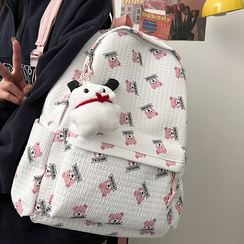 2025新款日系潮牌初高中学生书包韩系高颜值大容量女生双肩背包