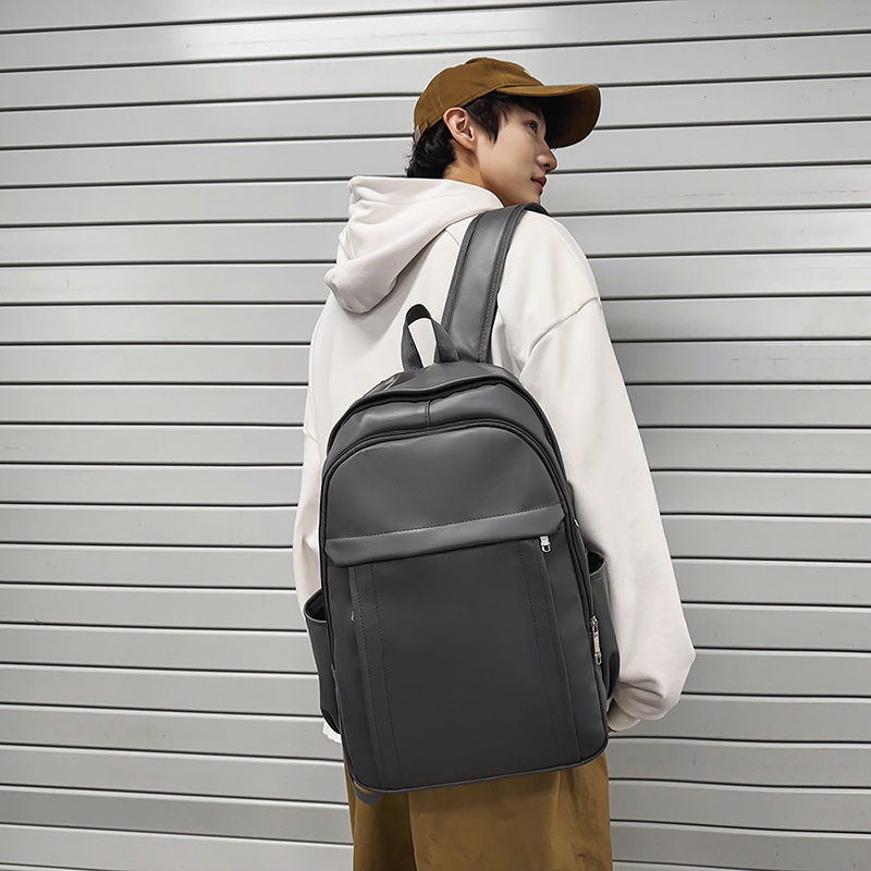 红鹮鸟书包女大学生简约小众通勤质感上课通勤双肩包男大容量背包