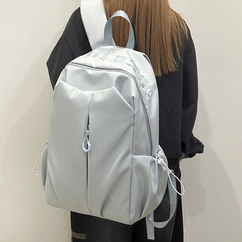 红鹮鸟书包女大学生韩系简约ins小众通勤高颜值轻便旅游双肩包