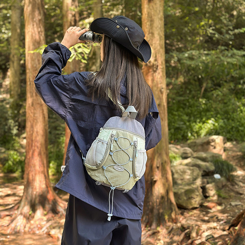 红鹮鸟迷你轻便双肩斜挎登山包