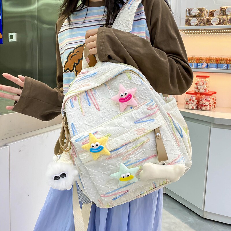 书包初中生女生ins风小众高颜值设计感高中生双肩包女大学生背包