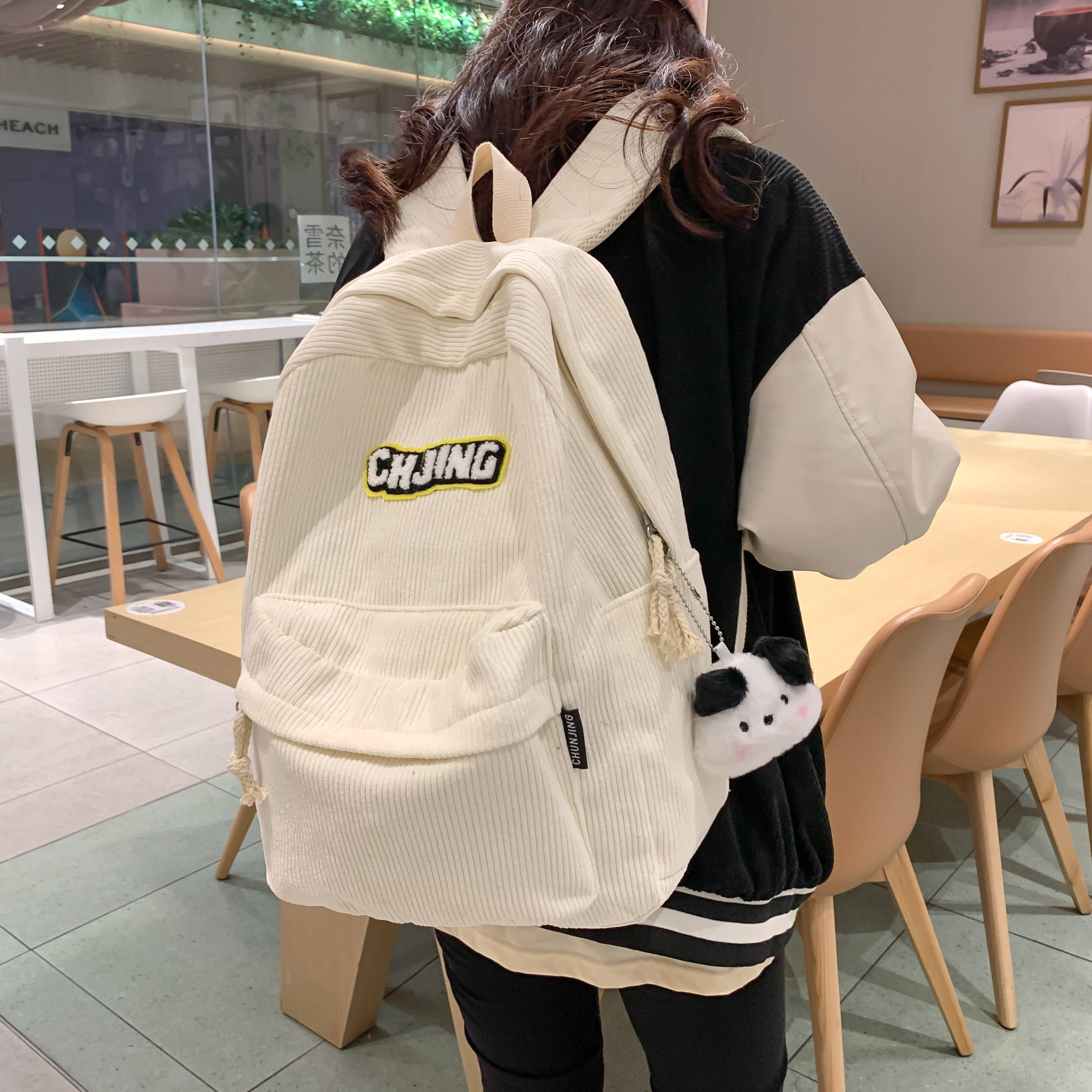 红鹮鸟高颜值书包小众ins大容量双肩初中女生大学生高中韩系可爱