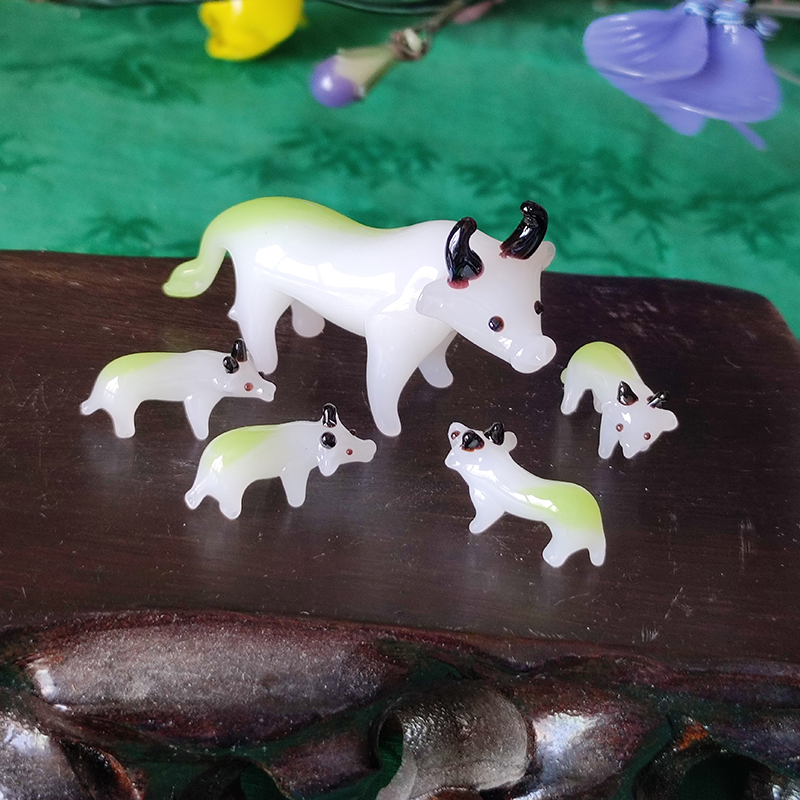 料器桌面小摆件纯手工非遗老琉璃