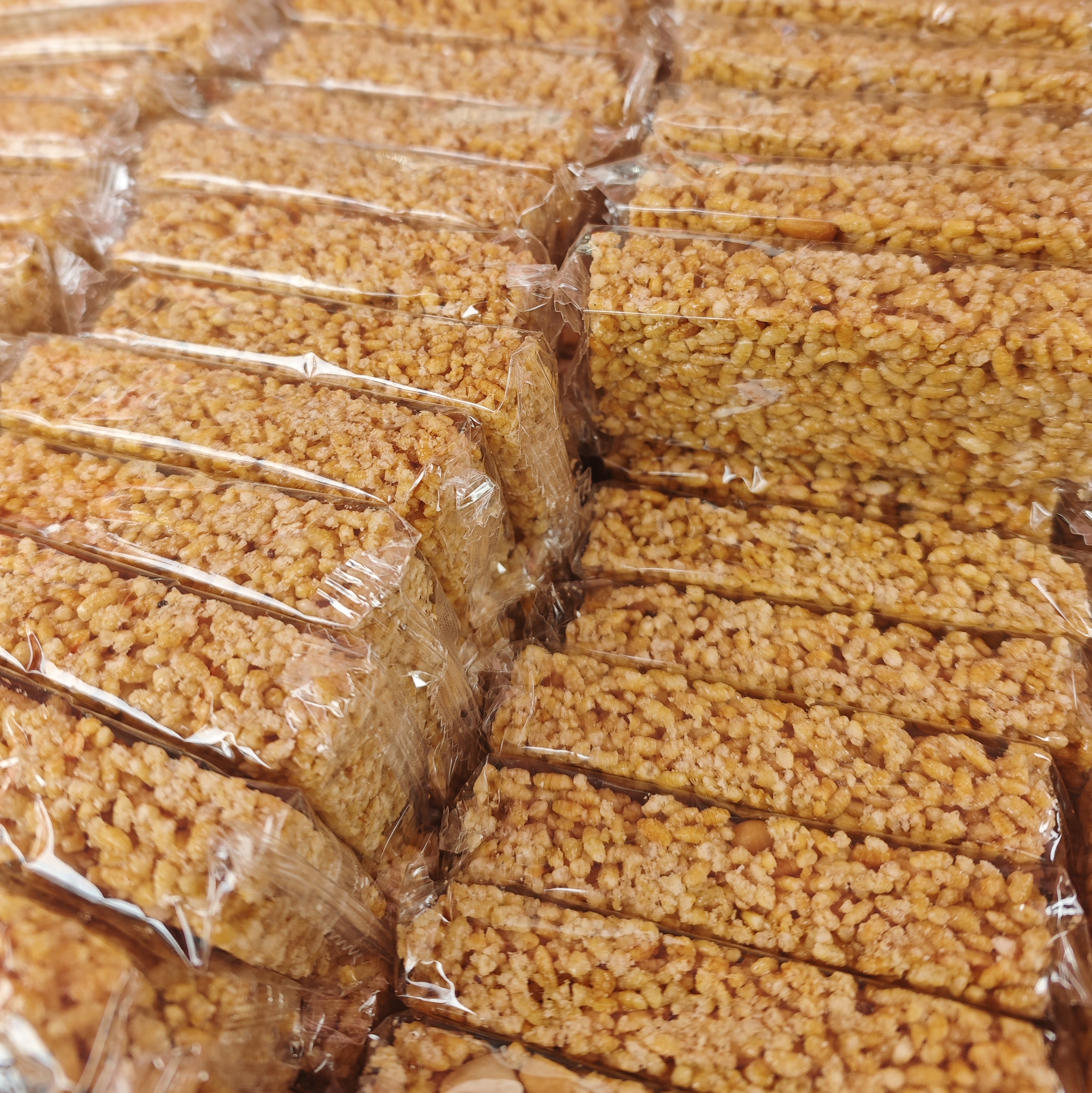 炒米 炒米块 炒米糕传统小吃花生米炒米糕赣榆特色手工炒米块