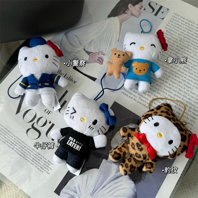 四款超可爱 秀智同款玩偶公仔挂件凯蒂猫毛绒书包挂件钥匙链