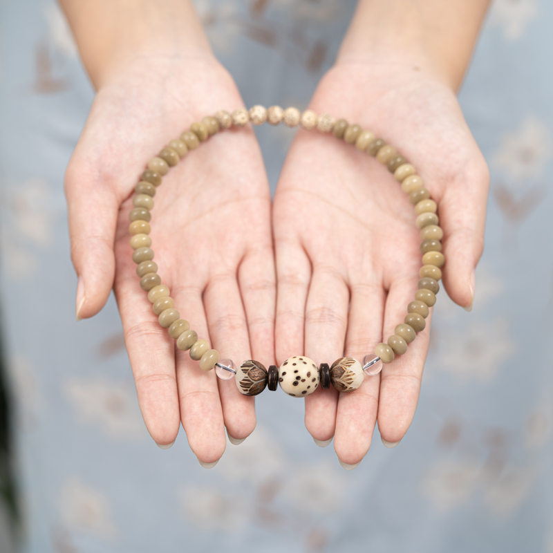 天然风化藏青菩提根原籽盘玩包浆佛珠手串千眼菩提子文玩男女p206