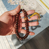 精挑天然紫皮紫金钵盂菩提手串男女佛珠文玩手持原创国风礼物p137