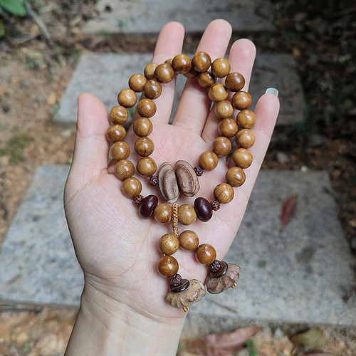 金丝楠手链水波小叶桢楠男女文玩