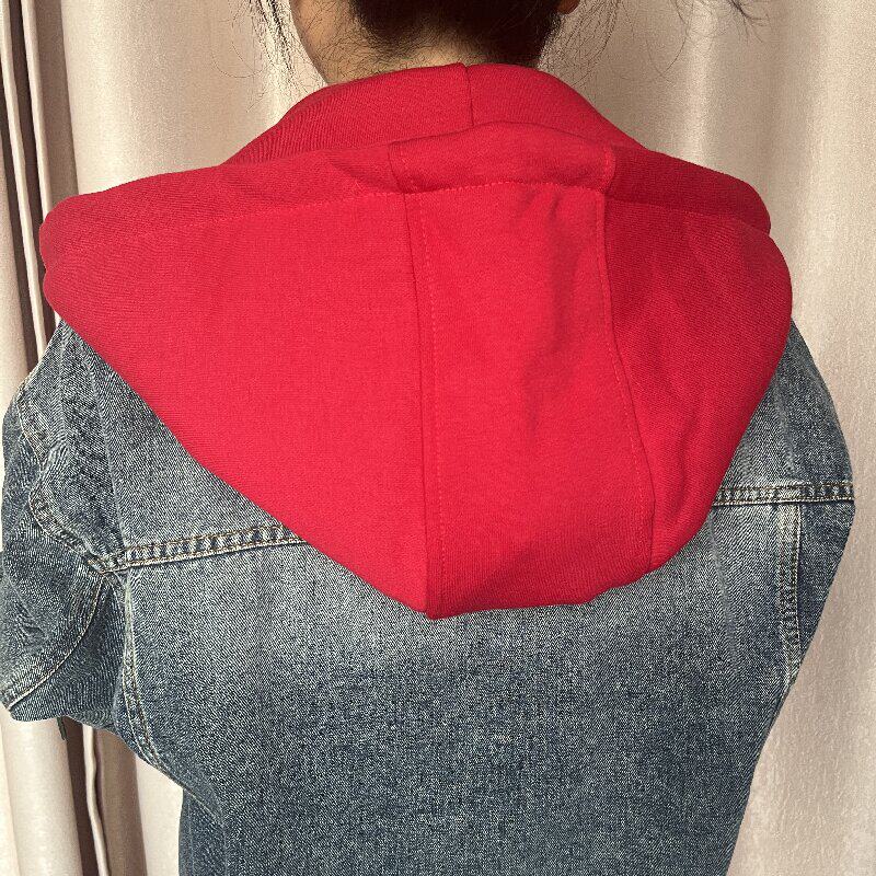 可拆卸单帽连帽假帽子领秋冬款