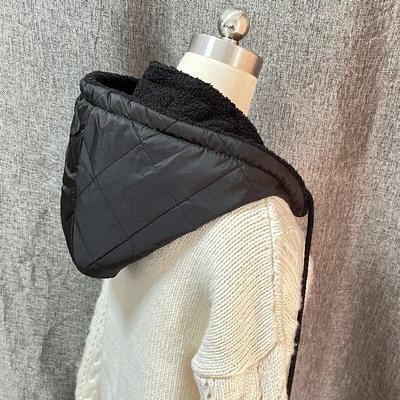 加厚防风可拆卸防水加厚假领